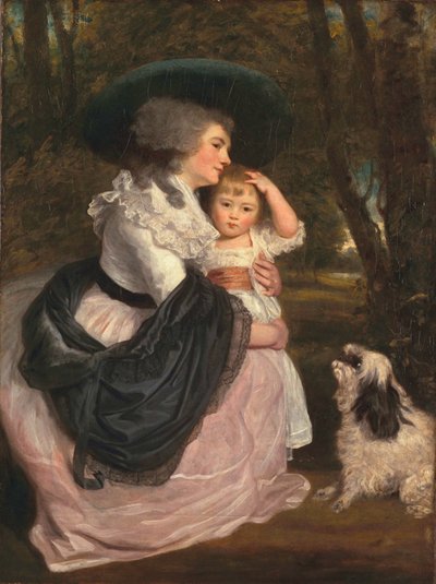 Lavinia, Countess Spencer, and John Charles Spencer, Viscount Althorp, later Earl Spencer by Joshua Reynolds
